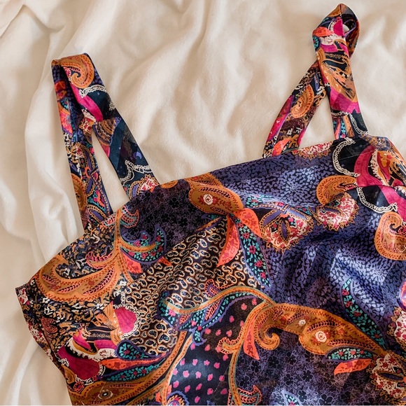 Vintage Purple Boho Camisole SZ 38 - Picture 1 of 12